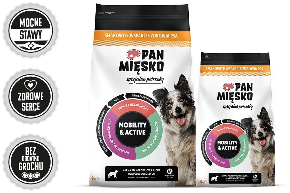 Karmy suche Pan Mięsko Mobility&Active 