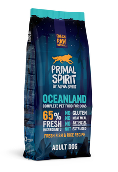 Karma sucha dla pas Primal Spirit 65% Oceanland 12 kg