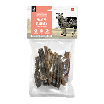 Gryzak dla psa Suszony Wiejska Zagroda Żwacze jagnięce (dorosły) 100g