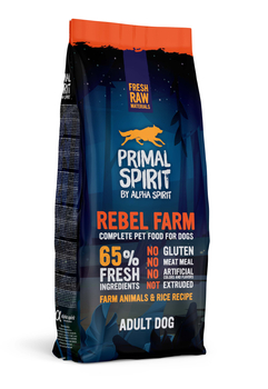 Karma sucha dla psa Primal Spirit 65% Rebel Farm 12 kg