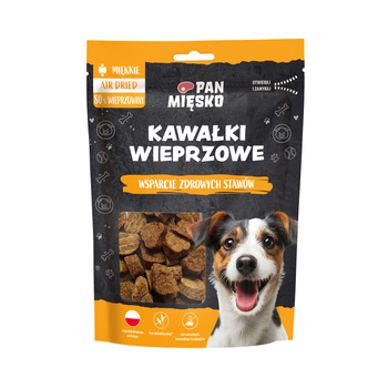 Przysmak dla psa Pan Mięsko Kawałki wieprzowe (dorosły) 80g