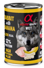 Karma mokra dla psa Alpha Spirit Rabbit with Banana 400 g