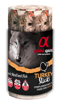 Przysmak dla psa Alpha Spirit Turkey Sticks 160 g