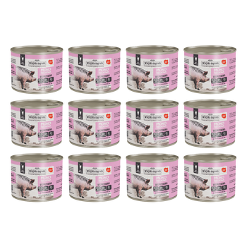 Zestaw Wiejska Zagroda mokra karma monobiałkowa dla kota Wieprzowina 200g x 12 szt.