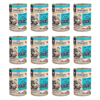 Zestaw Karma mokra dla kota Wiejska Zagroda Indyk z Łososiem 400 g x 12 szt.