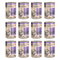 Zestaw Karma mokra dla kota Wiejska Zagroda Kurczak z Kaczką 400 g x 12 szt.