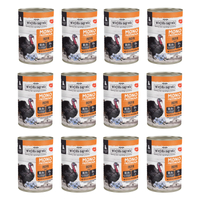Zestaw Karma mokra dla psa Wiejska Zagroda Indyk monoproteinowa 400 g (szczeniak) x 12 szt.