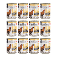 Zestaw Wiejska Zagroda mokra karma monobiałkowa dla kota Kurczak 400g x 12szt.