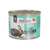 Karma mokra dla kota Wiejska Zagroda Królik monoproteinowa 200 g (kociak) 