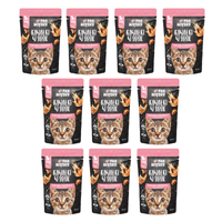 Zestaw Karma mokra dla kota Pan Mięsko Kawałki w sosie Kurczak z królikiem  (kociak) 85g x 12 szt.