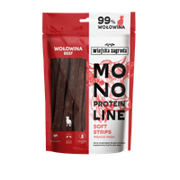 Przysmak dla psa Wiejska Zagroda Monoproteinowe miękkie paski Wołowina 100g 
